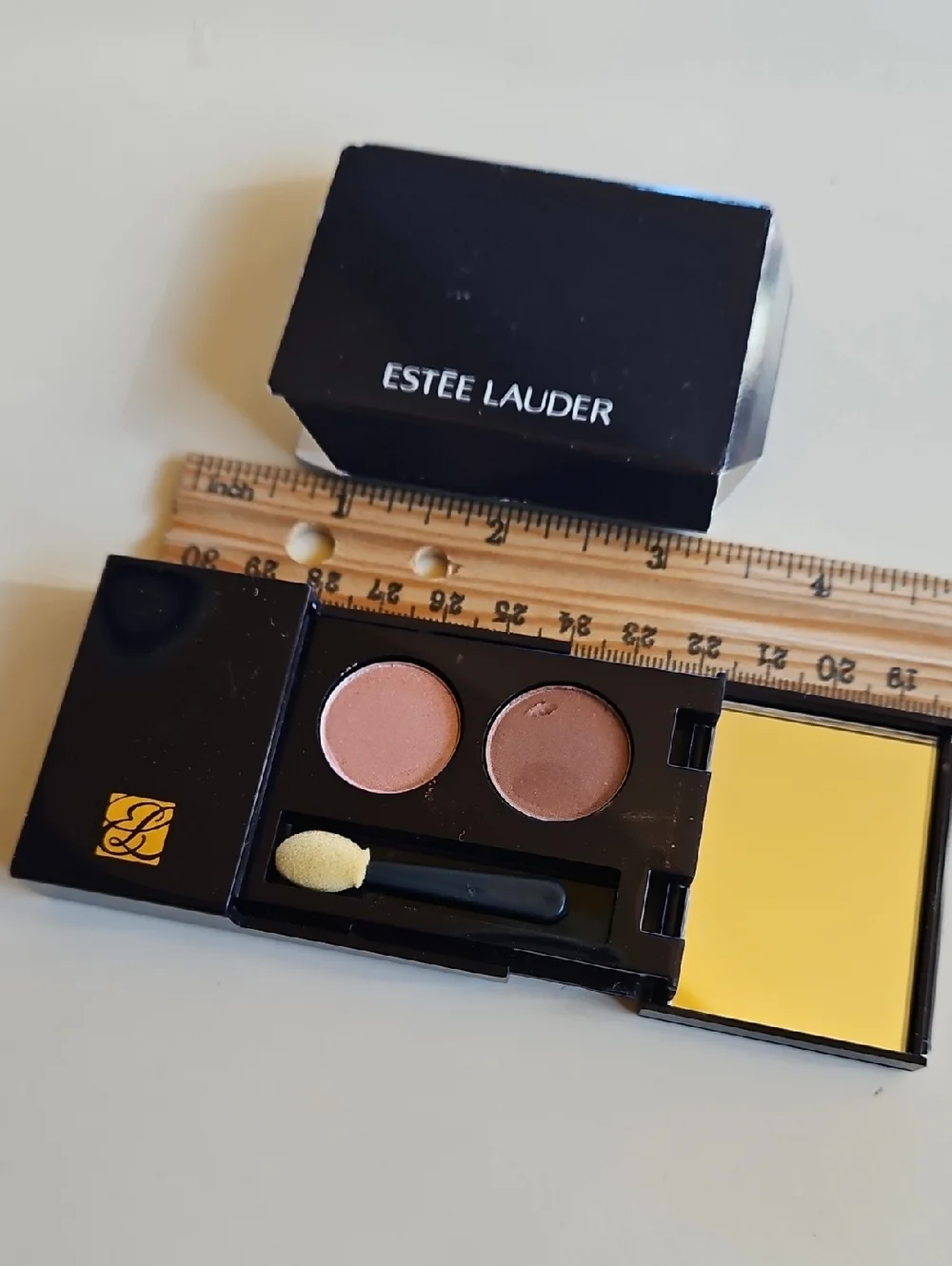 Estee Lauder Dual Eyeshadow Compact Honey Drop And Copper Penny